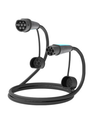 主图1 IP66 CE Type2 AC Dual Gun EV Charging Cable 16A 32A EN62196 For European Charging Station