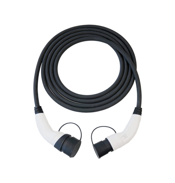 Type 2 AC Dual Gun Charging Cable 16A 32A 7kW 22kW CE Certified EV Charger Cord for European Market