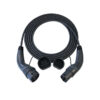Type 2 AC Dual Gun Charging Cable 16A 32A 7kW 22kW CE Certified EV Charger Cord for European Market