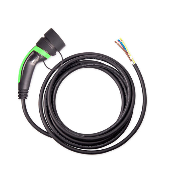 Type 2 AC Dual Gun Charging Cable 16A 32A 7kW 22kW CE Certified EV Charger Cord for European Market