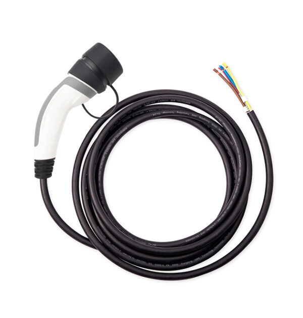 Type 2 AC Dual Gun Charging Cable 16A 32A 7kW 22kW CE Certified EV Charger Cord for European Market
