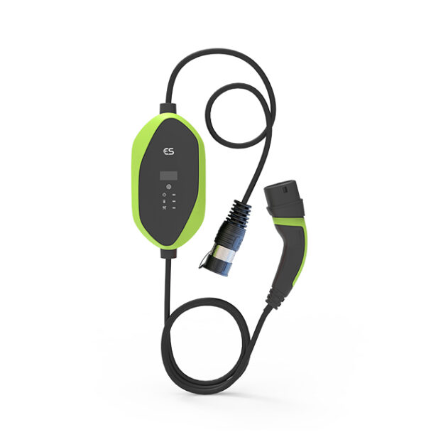 Multi-Standard Portable EV Charger 6A-32A 11kW-22kW IP67 IK10 with APP Scheduled Charging & Aviation Plug