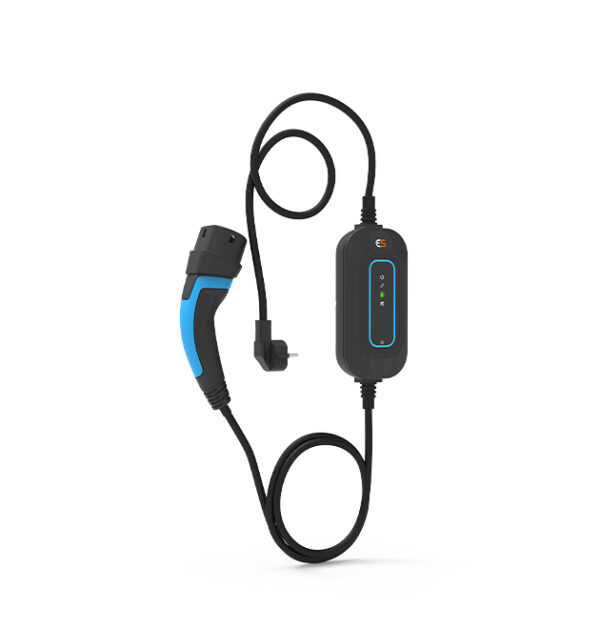Universal Portable EV Charger 6A-32A Adjustable Current 3.5kW 7kW IP67 IK10 with APP Control 1-10H Timer Multi-Standard EU Type2 US J1772 GB/T Portable EV Charging Cable