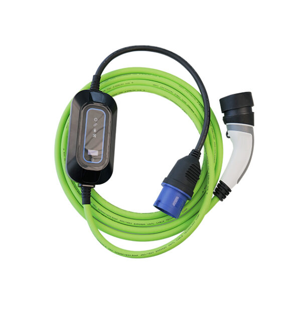 Universal Portable EV Charger 6A-32A Adjustable Current 3.5kW 7kW IP67 IK10 with APP Control 1-10H Timer Multi-Standard EU Type2 US J1772 GB/T Portable EV Charging Cable