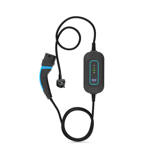 Universal Portable EV Charger 6A-32A Adjustable Current 3.5kW 7kW IP67 IK10 with APP Control 1-10H Timer Multi-Standard EU Type2 US J1772 GB/T Portable EV Charging Cable